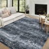 Washable Rug Large Area Rugs for Living Room Non-Slip Paisley Distressed Rugs for Bedroom Stain-Resistant Traditional Low Pile Accent Carpet - 3 of 4