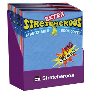 Charles Leonard Extra Stretcheroos Bookcovers, Assorted Colors, Set of 36 - 1 of 3