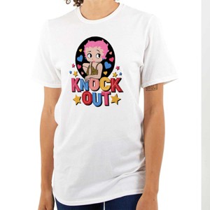 Betty Boop Knock Out Cute Cutie Womens Graphic T Shirt Tees Brisco Brands - 1 of 1