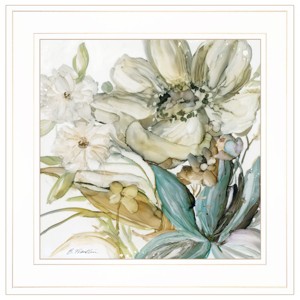Sea glass Garden II By JG Studios, Ready to Hang Framed Print, White Frame - 1 of 1