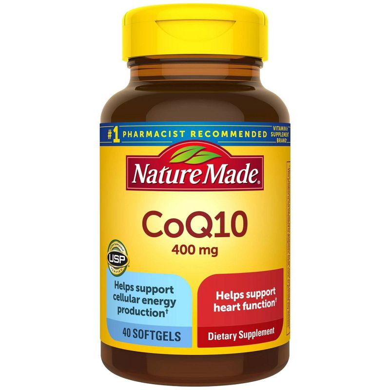 Nature Made CoQ10 400mg Softgels for Heart Health Support - 40ct, 1 of 10