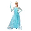 Joyfy Ice Princess Costume for Girls Halloween Costume– Sparkling Sequin Dress with Cape, Crown & Wand Set (Includes Wig & Gloves) - 4 of 4