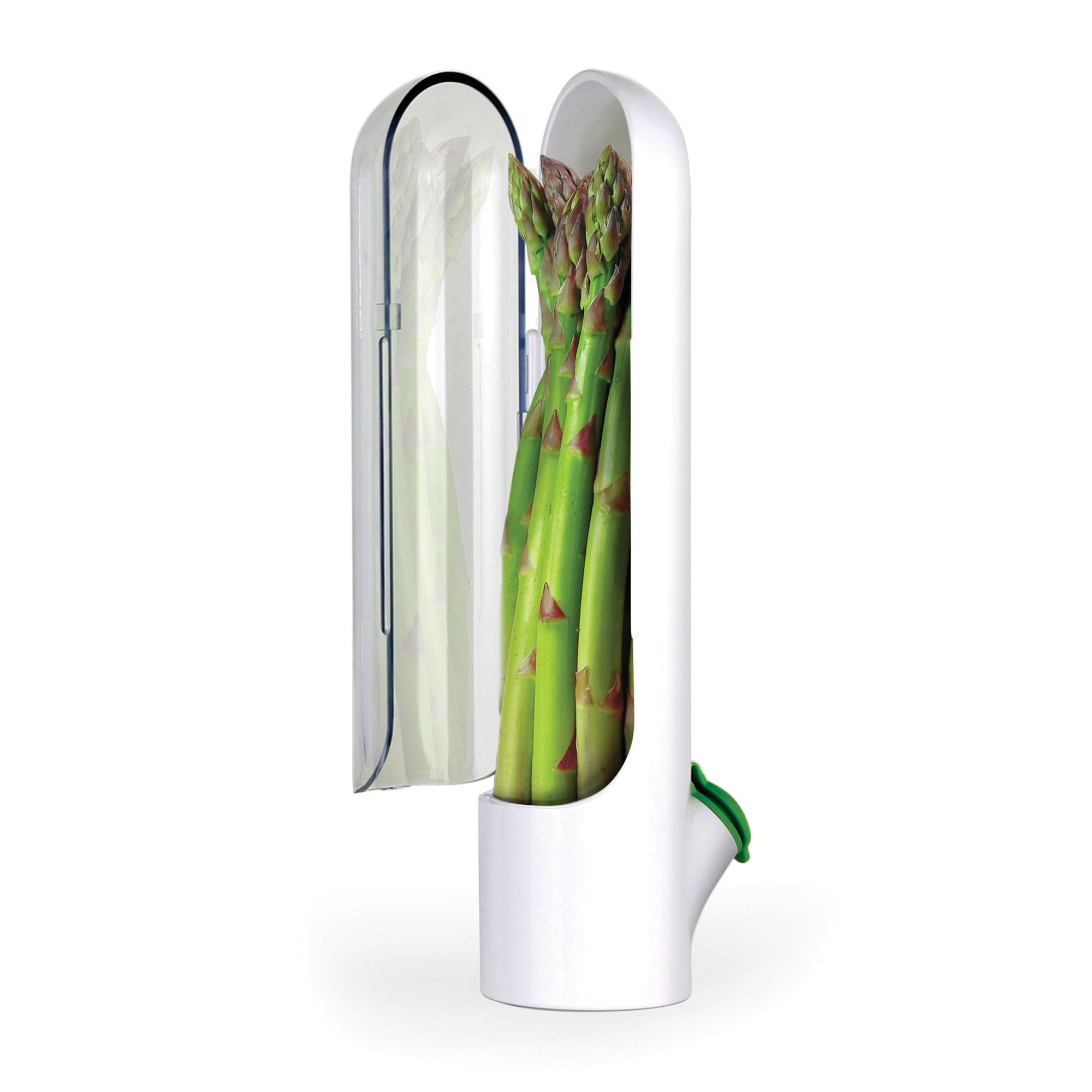 Herb Savor Pod 2.0 Herb Container - Keeps Herbs Fresh Up to 3 Weeks, Kitchen Essential with Hinged Door & Pouring Spout, BPA Free