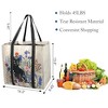 BeeGreen Large Reusable Grocery Bags Heavy Duty with Hard Bottom Folda - 2 of 4
