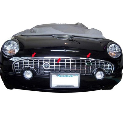 QAA is Compatible with 2002-2006 Ford Thunderbird 1 Piece Stainless Front Grille Accent Trim, Surround SG43670