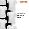 Head Mens 3 Pack Crew Neck Undershirts Tagless Breathable Cotton Mens Modern Fit T Shirts - 4 of 4