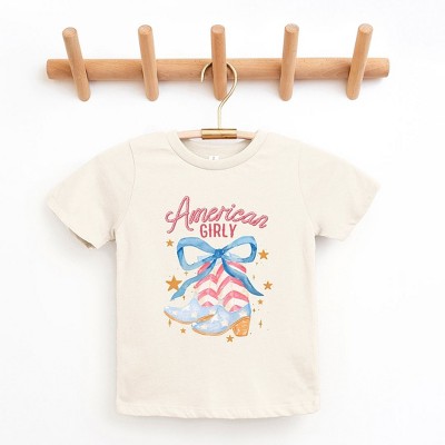 The Juniper Shop American Girly Coquette Boots Toddler Short Sleeve Tee