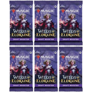 Magic the Gathering 6 Packs MTG Draft Booster Pack Lot MTG Wilds of Eldraine - 1 of 1