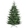 HOMCOM 9 FEET Artificial Christmas Tree, Pine Hinged Xmas Tree with Realistic Branches, Steel Base, Auto Open, Green - image 4 of 4