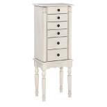 Obrecht Jewelry Armoire Off White - Powell Company