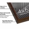 Americanflat Thin Picture Frame in Walnut with Shatter Resistant Glass Horizontal and Vertical Formats for Wall and Tabletop - 4" x 6" - 3 of 4