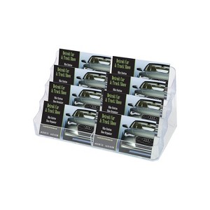 Staples Clear Business Card Holder 8 Pocket 665646 - 1 of 1