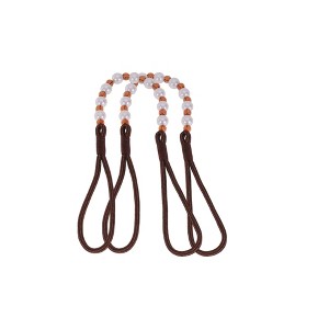 Unique Bargains Faux Pearl Curtain Ties Polyester Plastic 2 Pcs - 1 of 4