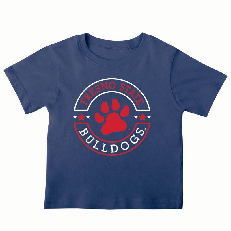 NCAA Fresno State Bulldogs Toddler Boys&#39; 2pk T-Shirt, 3 of 4