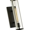 Troy Lighting Park Slope 1 - Light Wall Light in  Iron Clear Shade - 2 of 4
