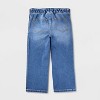 Toddler Girls' Adaptive Wide Leg Jeans - Cat & Jack™ Medium Wash - 2 of 3