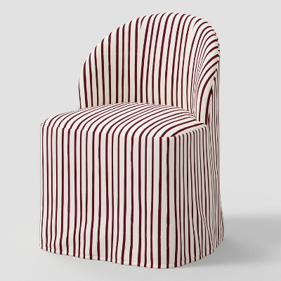 Tub Slipcovered Dining Chair in Waverly Stripe Berry Cream - Threshold™