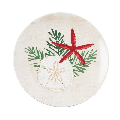Gallerie II Seaside Greetings Ceramic Platter