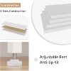 Garvee Wide 10 Drawer Dresser & TV Stand for 47 to 55 Inch TVs - Multi-Functional Storage Chest with Metal Frame and Waterproof Wood, White - 4 of 4