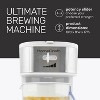 HomeCraft HCIT3WS6A 3-Quart White Stainless Steel Cafe Ice Iced Coffee and Tea Brewing System - image 4 of 4