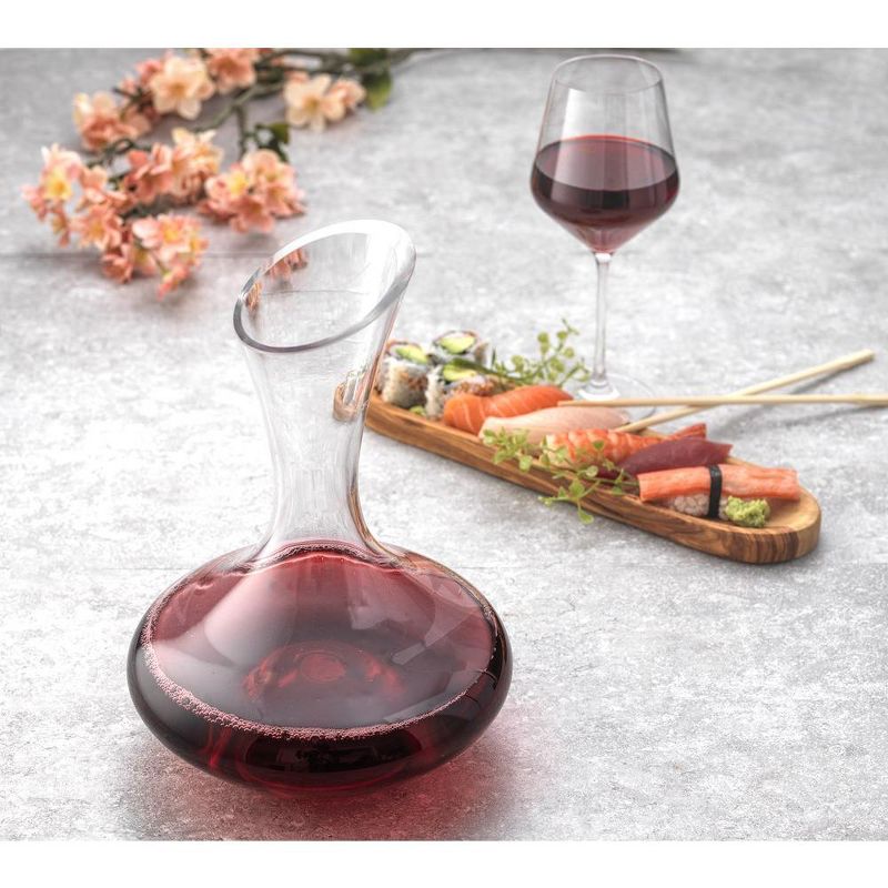 Joyjolt Lancia Wine Decanter Hand Blown Lead-free Crystal Glass Decanter - 40 Oz : Target JoyJolt Lancia Wine Decanter Hand Blown... 
