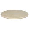 vidaXL Table Top Cream Ø23.6"x1" Marble - 2 of 4
