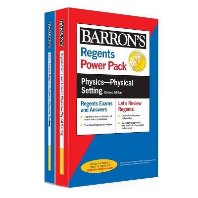 Regents Physics--Physical Setting Power Pack Revised Edition - (Barron's Regents NY) by  Miriam A Lazar & Albert Tarendash (Paperback)