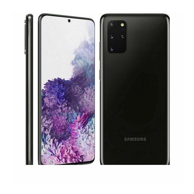 Manufacturer Refurbished Samsung Galaxy S20+ 5G G986U (Fully Unlocked) 128GB Cosmic Black (Grade A), 1 of 5