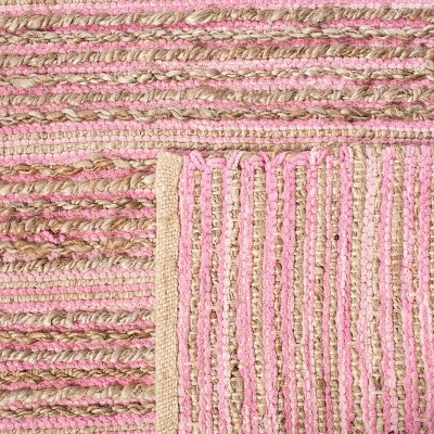 Blush Serenity 8' x 10' Hand-Knotted Cotton Area Rug