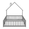 YOOCOZZ Full Size House-Shaped Headboard Floor Bed with Fence - 3 of 4