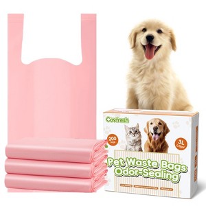 Covfresh Dog Poop Bags with Handles - Unscented & Smell Proof - 1 of 4