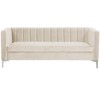 71 in. Wide Square Arm Velvet Mid-Century Square Sofa with Channel Tufted 3-Seater Couch - Morden Fort - image 2 of 4