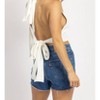 Women's MULTI-WAY KNIT SELF TIE TOP - Blue Blush - 4 of 4