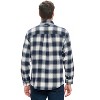 Ashford & Brooks Mens Flannel Button Down Plaid Long Sleeve Casual Shirt - 3 of 4