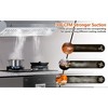 Acekool Under Cabinet Range Hood With Quiet Operation, Integrated LED Lighting, Reusable Baffle Filters - 2 of 4