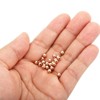 Unique Bargains Metal Round Jewelry Making Gold Filled Spacer Beads 100 Pcs - 4 of 4