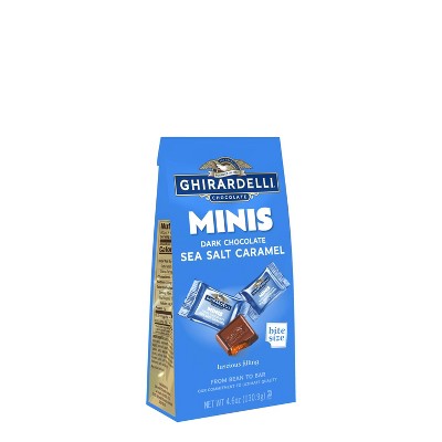 Ghirardelli Dark Chocolate Sea Salt Caramel Minis - 4.6oz