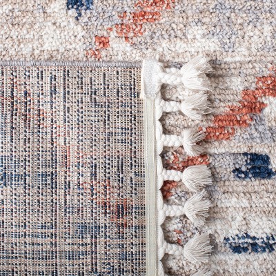 Gray Diamond Hand-Knotted Synthetic 4' x 6' Area Rug