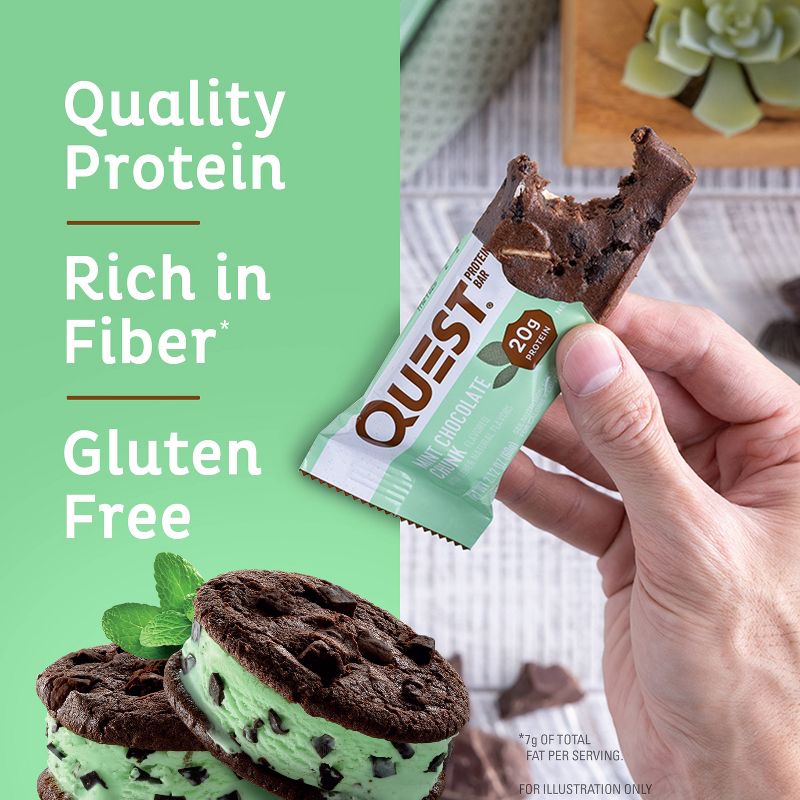 Quest Nutrition Protein Bar - Mint Chocolate Chunk, 5 of 12