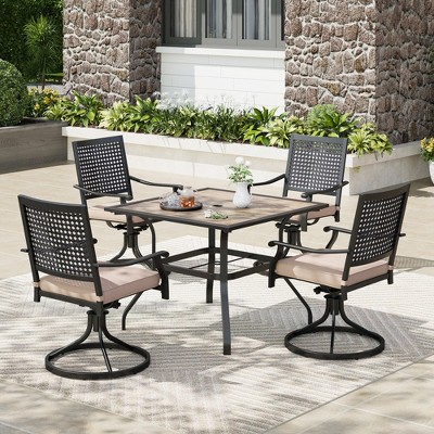 bull's eye back chairs
