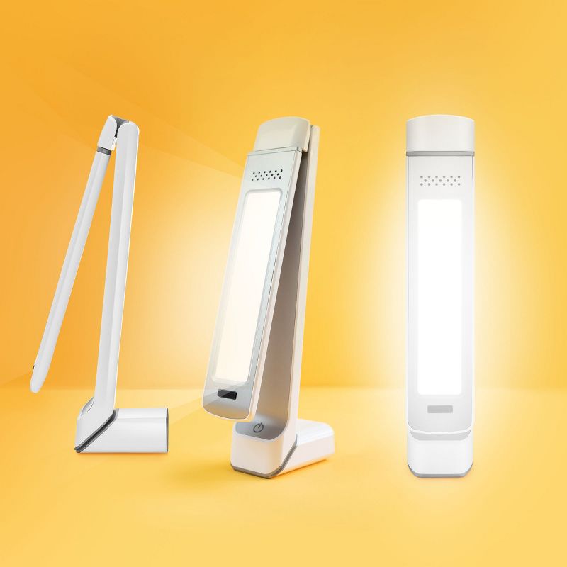 Circadian Optics Light Therapy Lamp - UV-Free LED Happy Sun Lamp - Lumos - White, 3 of 7