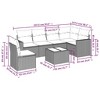 vidaXL Garden Sofa Set Beige PE rattan Multiple pieces Modular - 3 of 4