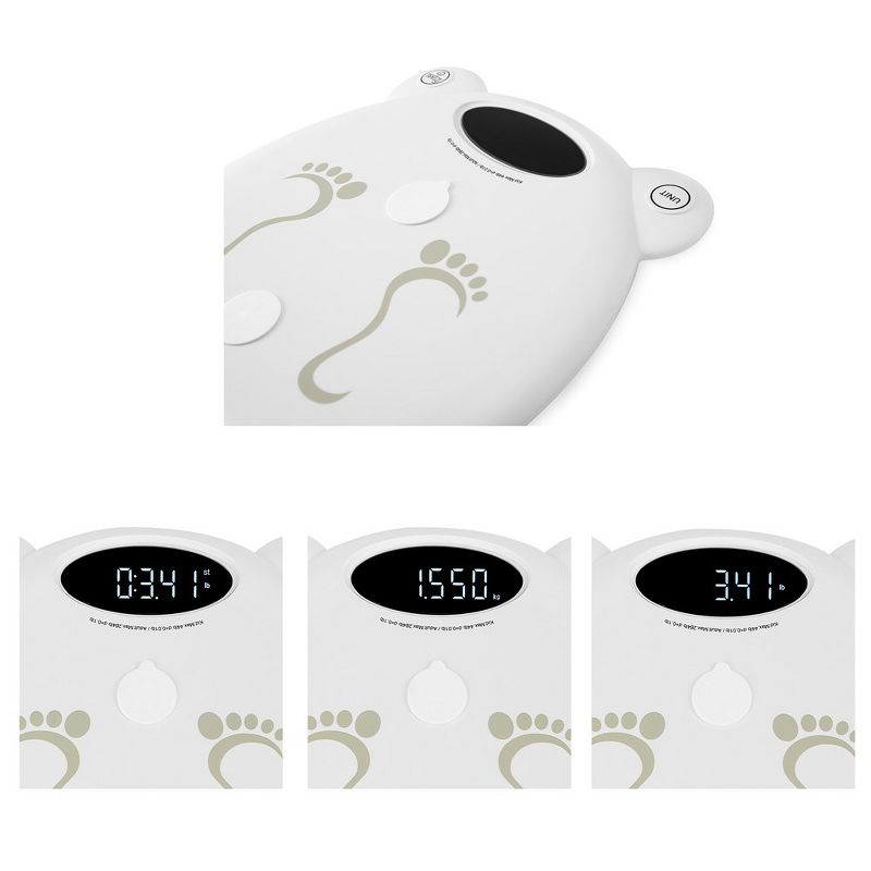 Dream on Me Big Moments 3-in-1 Baby, Adult & Pet Digital Weighing Scale with Sensitive Touch Button, 4 of 9