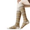 Anna-Kaci Women's 3-Pair Pack Knee-High Warm Socks with Vintage Stripe Design - 3 of 4