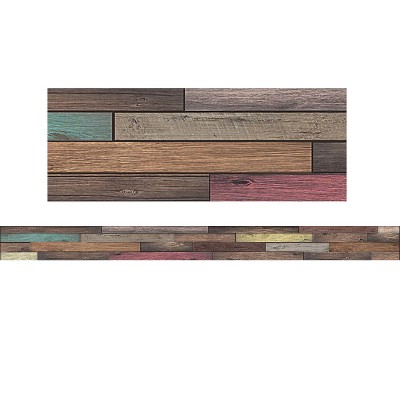 Teacher Created Resources Home Sweet Classroom Reclaimed Wood Border Trim 3'' x 35'' 6 Packs