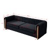 NicBex 84.25 Inch Velvet 2-Seat Sofa with Metal Legs for Living Room,Apartment,Bedroom - 3 of 4