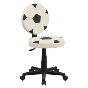 Emma and Oliver Soccer Swivel Task Office Chair - 1 of 4