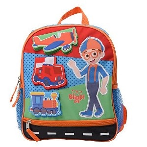Blippi Vehicle Fun Interactive Mini Backpack For Kids, Boys & Girls Pre-School School Bag With Padded Back And Adjustable Straps,Versatile 12" - 1 of 4