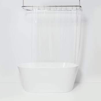 PEVA Medium Weight Shower Liner Clear - Made By Design™