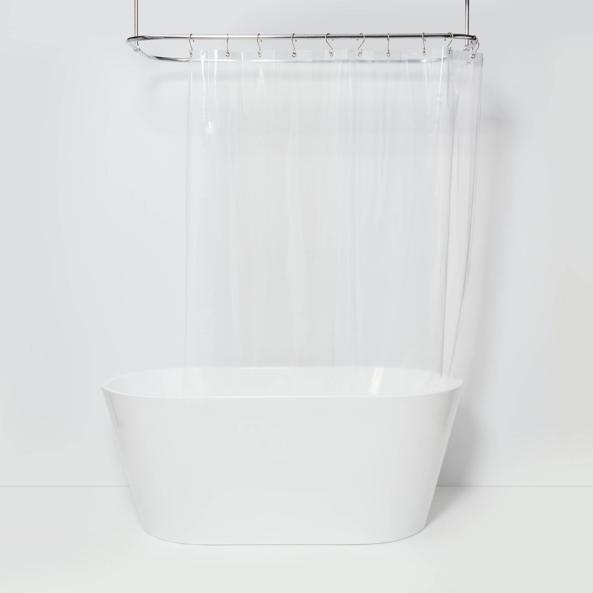 1pk PEVA Medium Weight Shower Liner Clear - Threshold™